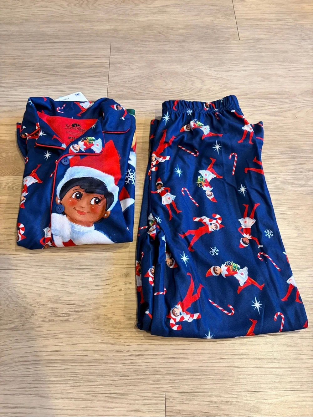 Kids Christmas Pajama Set Size 8-10